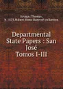 Departmental State Papers - Thomas Savage