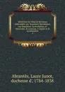 Memoires de Mme la duchesse d.Abrantes - Laure Junot Abrantès