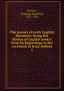 The history of early English literature - Stopford Augustus Brooke