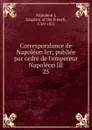 Correspondance de Napoleon Ier - Napoleon I