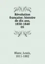 Revolution francaise - Louis Blanc