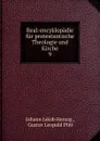 Real-encyklopadie fur protestantische Theologie und Kirche - Herzog Johann Jakob