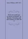 Notes of a half-pay in search of health - William Jesse