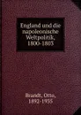 England und die napoleonische Weltpolitik, 1800-1803 - Otto Brandt