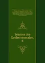 Seances des Ecoles normales - Laplace Pierre Simon