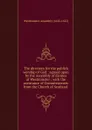 The directory for the publick worship of God - Westminster Assembly