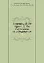 Biography of the signers to the Declaration of Independence - John Sanderson