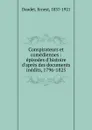 Conspirateurs et comediennes - Ernest Daudet