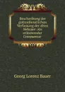 Bescheribung der gottesdienstlichen Verfassung der alten Hebraer - G. L. Bauer