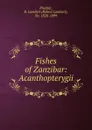 Fishes of Zanzibar - Robert Lambert Playfair