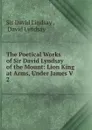 The Poetical Works of Sir David Lyndsay of the Mount - David Lindsay