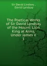 The Poetical Works of Sir David Lyndsay of the Mount - David Lindsay