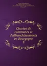 Chartes de communes et d.affranchissements en Bourgogne - Joseph François Garnier