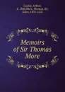Memoirs of Sir Thomas More - Arthur Cayley