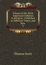 Essays on the Most Important Subjects in Religion - Thomas Scott