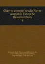 Oeuvres completes de Pierre Augustin Caron de Beaumarchais - Pierre Augustin Caron de Beaumarchais