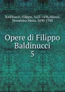 Opere di Filippo Baldinucci - Filippo Baldinucci