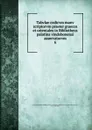 Tabvlae codicvm manv scriptorvm praeter graecos et orientales in Bibliotheca palatina vindobonensi asservatorvm - Josef Mantuani