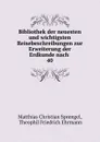 Bibliothek der neuesten und wichtigsten Reisebeschreibungen zur Erweiterung der Erdkunde nach - Matthias Christian Sprengel