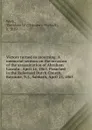 Victory turned to mourning. A memorial sermon on the occasion of the assassination of Abraham Lincoln April 14, 1865. Preached in the Reformed Dutch Church, Bayonne, N.J., Sabbath, April 23, 1865 - Theodore Wyckoff Wells