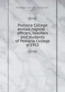 Pomona College annual register - Claremont Pomona College