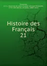 Histoire des Francais - J. C. L. Simonde de Sismondi
