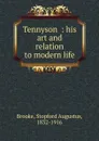 Tennyson - Stopford Augustus Brooke