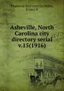 Asheville, North Carolina city directory serial - Piedmont Directory Co