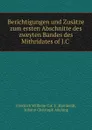 Berichtigungen und Zusatze zum ersten Abschnitte des zweyten Bandes des Mithridates of J.C - Friedrich Wilhelm C. K. F. Humboldt