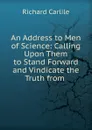 An Address to Men of Science - Richard Carlile