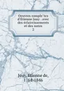 Oeuvres completes d.Etienne Jouy . avec des eclaircissements et des notes. 2 - Étienne de Jouy