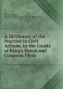 A Dictionary of the Practice in Civil Actions, in the Courts of King.s Bench and Common Pleas . - Thomas Lee