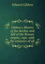 Gibbon.s History of the decline and fall of the Roman empire, repr. with the omission of all . - Edward Gibbon