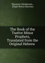 The Book of the Twelve Minor Prophets, Translated from the Original Hebrew . - Ebenezer Henderson