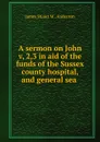 A sermon on John v, 2,3 in aid of the funds of the Sussex county hospital, and general sea . - James Stuart M. Anderson