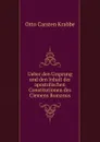 Ueber den Ursprung und den Inhalt der apostolischen Constitutionen des Clemens Romanus - Otto Carsten Krabbe