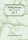 Publications. no. 3, v. 1, pt. 3 - Oriental Translation Fund