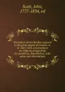 Narratives of two families exposed to the great plague of London, A.D. 1665; with conversations on religious preparation for pestilence. Republished, with notes and observations - John Scott