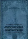 Caroli Linnaei . Systema naturae; sistens regna tria naturae in classes et ordines, genera et species redacta, tabulisque aeneis illustrata. Accedunt vocabula gallica - Carl von Linné