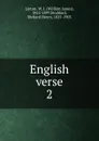 English verse. 2 - William James Linton