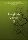 English verse. 3 - William James Linton