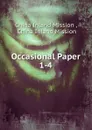 Occasional Paper. 1-4 - China Inland Mission