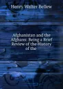 Afghanistan and the Afghans: Being a Brief Review of the History of the . - Henry Walter Bellew