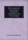 Des colonies francaises: abolition immediate de l.esclavage - Victor Schoelcher