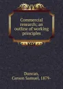 Commercial research; an outline of working principles - Carson Samuel Duncan