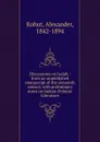 Discussions on Isaiah : from an unpublished manuscript of the sixteenth century with preliminary notes on Judeao-Polemic Literature - Alexander Kohut