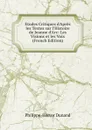 Etudes Critiques d.Apres les Textes sur l.Histoire de Jeanne d.Arc: Les Visions et les Voix (French Edition) - Philippe-Hector Dunand