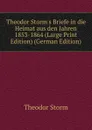 Theodor Storm.s Briefe in die Heimat aus den Jahren 1853-1864 (Large Print Edition) (German Edition) - Theodor Storm