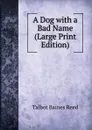 A Dog with a Bad Name (Large Print Edition) - Talbot Baines Reed