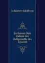 Jochanan Ben Zakkai der Zeitgenoffe der Apostel - Schlatter Adolf von